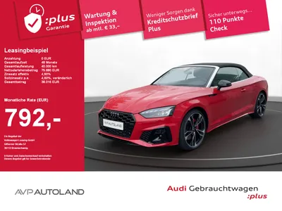 Audi AUDI S5 Cabrio 3.0 TFSI tiptronic | MMI NAVI PLUS | im Auto Abo von Null-Leasing