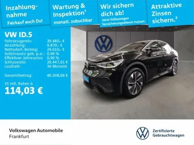 VW Volkswagen ID.5 Pro Navi IQ.Light DAB+ FrontAssist im Auto Abo von LeasingMarkt.de