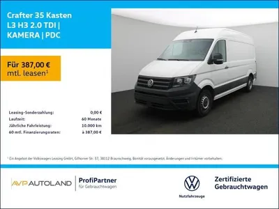 VW Volkswagen Crafter 35 Kasten L3 H3 2.0 TDI | KAMERA | PDC im Auto Abo von LeasingMarkt.de