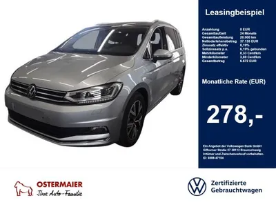 VW Volkswagen Touran HIGHLINE 2.0TDI DSG NP.62T AHK.KAMERA.5JG.EASY-O.NAVI im Leasing von LeasingMarkt.de