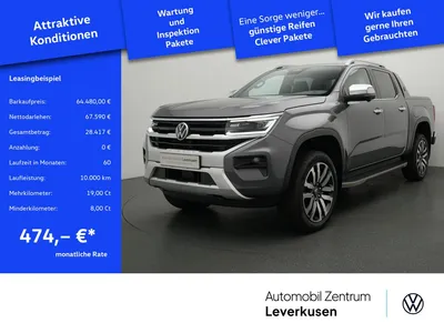 VW Volkswagen Amarok TDI Aventura STANDHZ MATRIX AHK KAM360° im Auto Abo von Null-Leasing