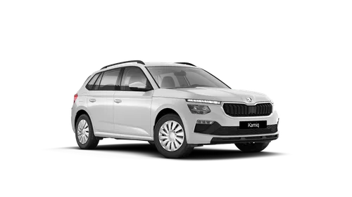 Skoda Skoda Kamiq Selection, 1.5 TSI, 110 kW, 7-Gang DSG, Front im Auto Abo von Faaren