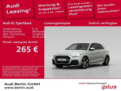 Audi Audi A1 Sportback S line 25 TFSI S tr. PDC LED NAVI im Auto Abo von LeasingMarkt.de