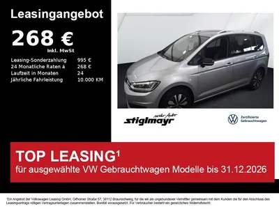 VW Volkswagen Touran Comfortline 2.0 TDI DSG ACC+AHK+IQ-LIGHT+ im Leasing von Null-Leasing