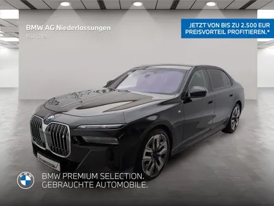 BMW BMW i7 xDrive60 Limousine M Sport Massage AHK Alarm im Leasing von Null-Leasing