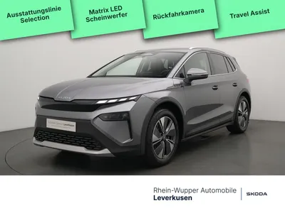 Skoda Skoda Elroq 85 Selection MATRIX AHK LED KAM ACC SHZ im Leasing von Null-Leasing