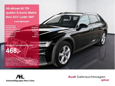 Audi Audi A6 allroad 40 TDI quattro S-tronic Matrix Navi A im Leasing von Null-Leasing