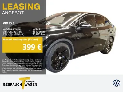 VW Volkswagen ID.5 GTX 4M UPE71 LM21 PANO KAMERA WÄRMEPUMPE im Auto Abo von Null-Leasing