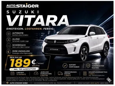 Suzuki Suzuki Vitara Comfort+ Allgrip Automatik🔥Vollausstattung🔥 im Leasing von LeasingMarkt.de