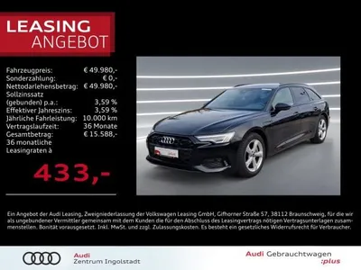 Audi Audi A6 Avant 45 TDI qu MATRIX AHK 19 OPT. SCHW. Advanced im Auto Abo von LeasingTime