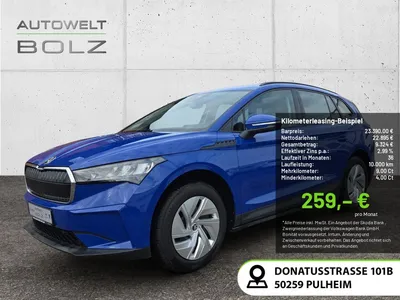 Skoda Skoda Enyaq iV 50 Loft KLIMA PDC SHZ ACC LED NAVI im Leasing von Null-Leasing