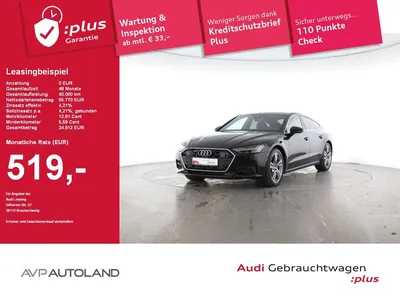 Audi Audi A7 Sportback 45 TDI quattro S tronic AHK PANO ** im Auto Abo von Null-Leasing