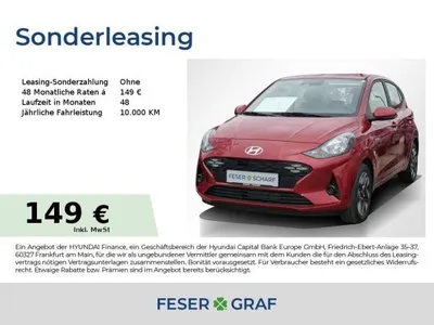 Hyundai Hyundai i10 TREND NAVI KAMERA SHZ LHZ CARPLAY LED-TFL im Auto Abo von LeasingMarkt.de