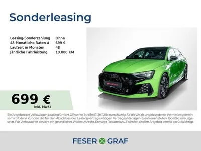 Audi Audi RS3 Sportback Matrix/RS-AgA/Vmax280/HuD/Pano im Auto Abo von LeasingMarkt.de