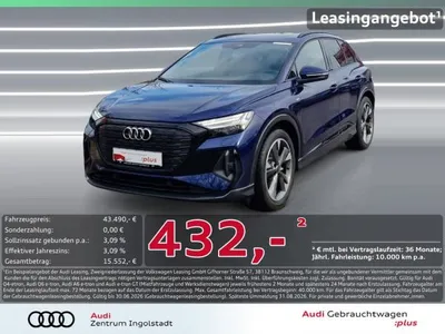 Audi Audi Q4 e-tron 35 S line MATRIX PANO AHK NAVI 360° im Leasing von LeasingMarkt.de