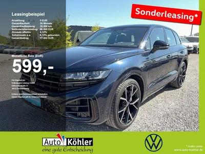 VW Volkswagen Touareg TSi R-Line Black Style / Allradlenkung im Leasing von Null-Leasing