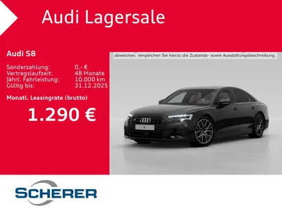 Audi Audi S8 TFSI 420(571) kW(PS) tiptronic im Auto Abo von Null-Leasing
