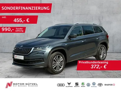 Skoda Skoda Kodiaq 2.0 TDI DSG 4x4 L&K LED+NAVI+SHZ+AHK+360° im Leasing von Null-Leasing
