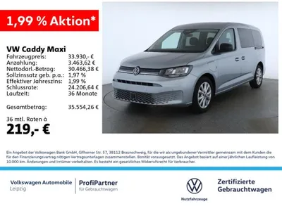VW Volkswagen Caddy Maxi 1.5 TSI eHybrid Life *7-Sitze*RFK*Nav im Leasing von LeasingMarkt.de