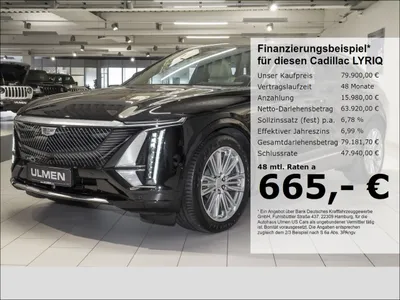 Cadillac CADILLAC LYRIQ Luxury AWD Black/Beige Panorama im Auto Abo von Null-Leasing