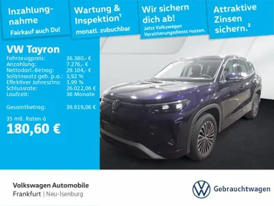VW Volkswagen Tayron 1.5 eTSI DSG Life DAB+ IQDrive IQLight HD-Matrix Navi AreaView FrontAssist TravelAssist TrailerAssis im Leasing von LeasingMarkt.de