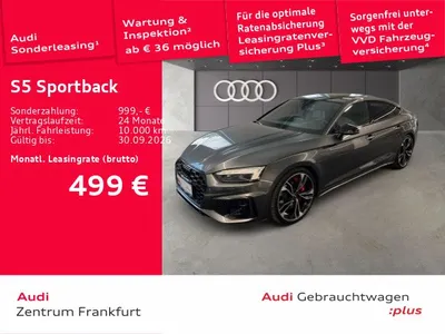 Audi Audi S5 Sportback Navi VC B&O DAB PDC Tempomat Matrix im Leasing von Null-Leasing