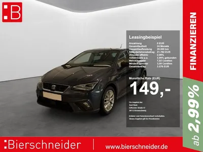 Seat Seat Ibiza 1.0 TSI DSG FR ab 149.- 990.- Anzahlung AL im Leasing von Null-Leasing