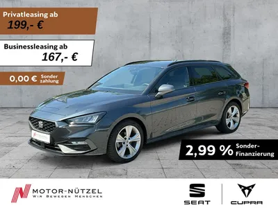 Seat Seat Leon ST 1.5 eTSI DSG FR-LINE LED+NAV+APP+ACC+SHZ im Leasing von Null-Leasing
