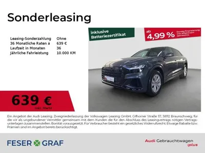 Audi Audi Q8 S line 55 TFSI e B&O HD Matrix RFK ACC Memory im Leasing von LeasingMarkt.de