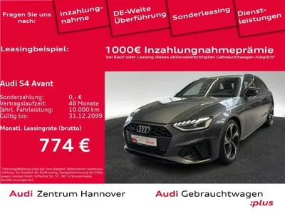 Audi Audi S4 Avant 3.0 TDI quattro Matrix B&O Kamera AHK Memory im Auto Abo von LeasingMarkt.de