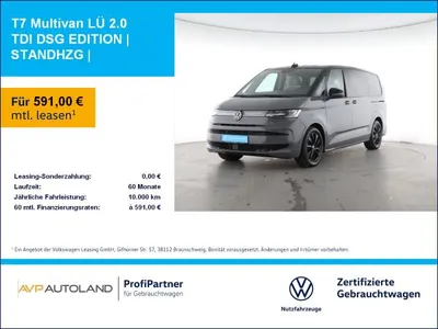 VW Volkswagen T7 Multivan LÜ 2.0 TDI DSG EDITION | STANDHZG | im Leasing von LeasingMarkt.de
