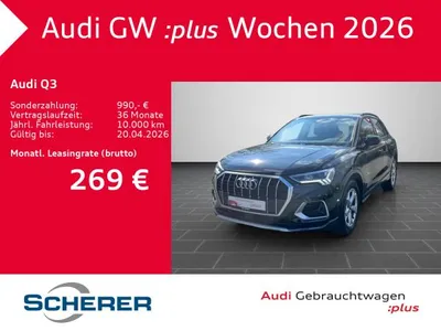 Audi Audi Q3 SUV advanced 35 TDI S tronic KAMERA ACC AHK * NUR BIS ZUM 17.04 * im Leasing von LeasingMarkt.de