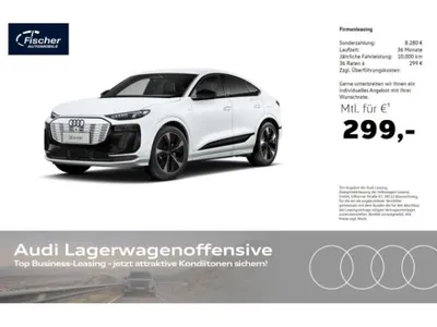 Audi Audi Q6 e-tron Sportback quattro S line UPE: 93.665,- € im Auto Abo von LeasingMarkt.de