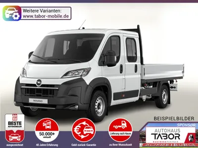 Opel Opel Movano Pritsche DoKa 35+ AT8 L4 AppleC Kam im Leasing von 9drive