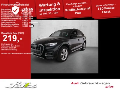 Audi AUDI Q5 45 TFSI quattro advanced *AHK*PANO*MATRIX*NAVI* im Auto Abo von Null-Leasing
