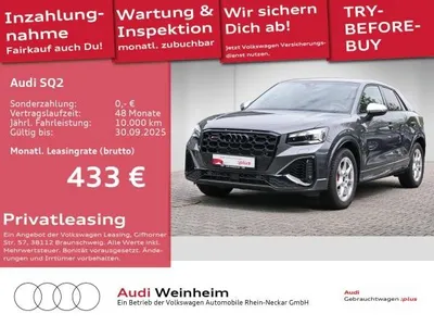 Audi Audi SQ2 TFSI quattro GAR.2029 Black-Paket Plus Matrix-LED uvm im Auto Abo von LeasingMarkt.de