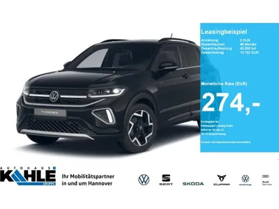 VW Volkswagen T-Cross 1.5 TSI ACT DSG R-Line Travel&Comfort AHK GJR RFK Navi im Auto Abo von LeasingMarkt.de