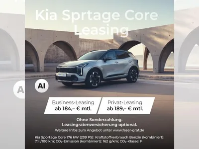 Kia Kia Sportage 1.6 T-GDI CORE🚨AKTIONS-ALARM!🚨 im Leasing von LeasingMarkt.de