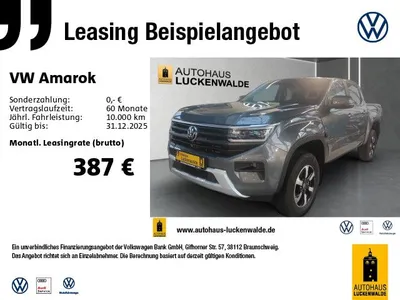 VW Volkswagen Amarok DC 2.0 TDI 4M Life Aut. *IQ-MATRIX*AHK* im Auto Abo von Null-Leasing