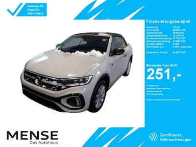 VW Volkswagen T-Roc Cabriolet 1.5 TSI DSG R-Line Karmann Editi im Leasing von Null-Leasing