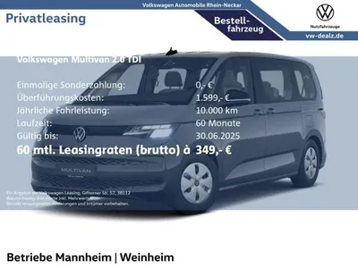 VW Volkswagen Multivan 2.0 TDI SCR DSG im Auto Abo von LeasingMarkt.de