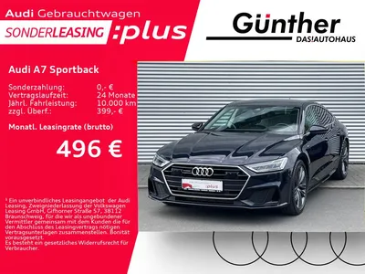 Audi Audi A7 Sportback 45 TFSI QUATTRO S LINE WINTERRÄDER+ im Leasing von Null-Leasing