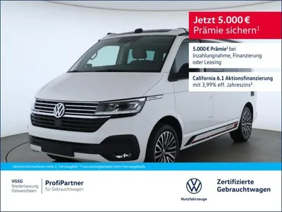 VW Volkswagen T6.1 California Ocean Edition 4Motion Standheizung im Auto Abo von LeasingMarkt.de