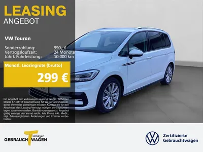 VW Volkswagen Touran 1.5 TSI DSG R-LINE NAVI KAMERA VIRTUAL LE im Auto Abo von Null-Leasing