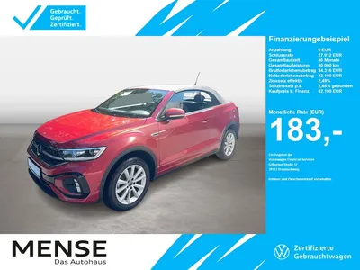 VW Volkswagen T-Roc Cabriolet 1.5 TSI R-Line IQ.Light Matrix im Leasing von Null-Leasing