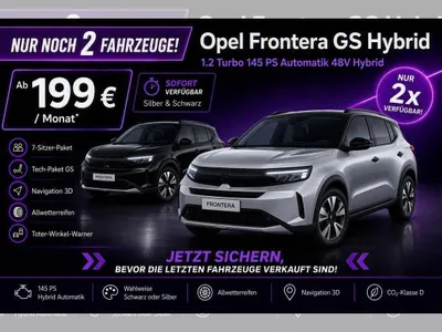Opel Opel Frontera GS 145PS Automatik 7Sitzer|Tech-Paket|Allwetter Sofort im Leasing von LeasingMarkt.de