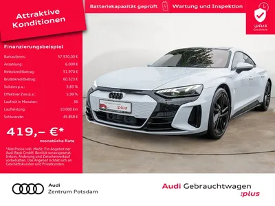 Audi Audi e-tron GT quattro MATRIX LUFT PANO ACC HUD im Leasing von Null-Leasing