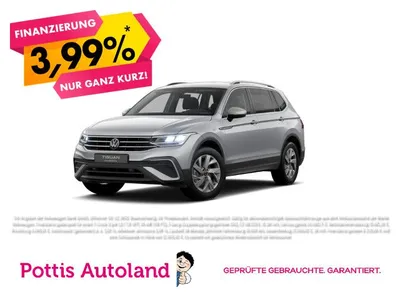 VW Volkswagen Tiguan Allspace 1.5 TSI DSG LIFE AHK NAVI ACC SI im Leasing von Null-Leasing