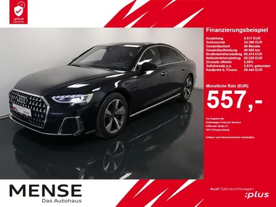 Audi Audi A8 50 TDI quattro |Matrix|Luft|Pano|ACC|STH|HUD im Leasing von Null-Leasing