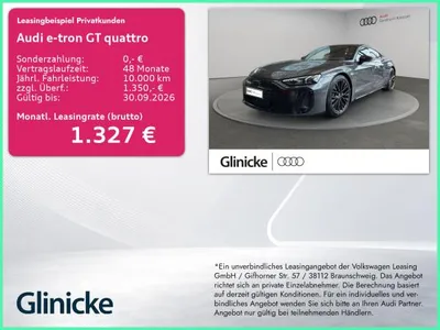 Audi Audi e-tron GT quattro Matrix Pano B&O Aktivfahrwerk im Leasing von LeasingMarkt.de